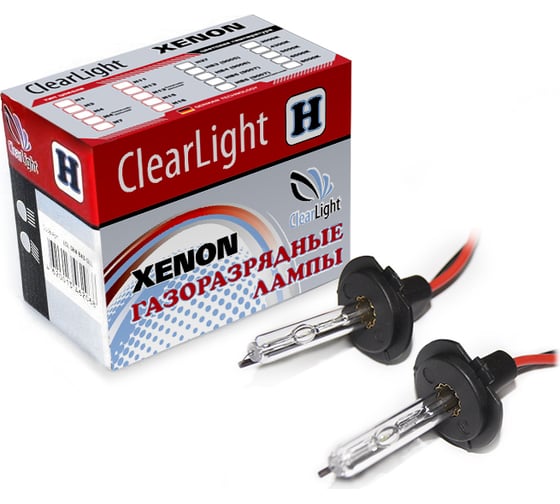 Изображение товара Комплект ксеноновых ламп Clearlight H7 3000K, 2 шт. LDL 00H 730-0LL