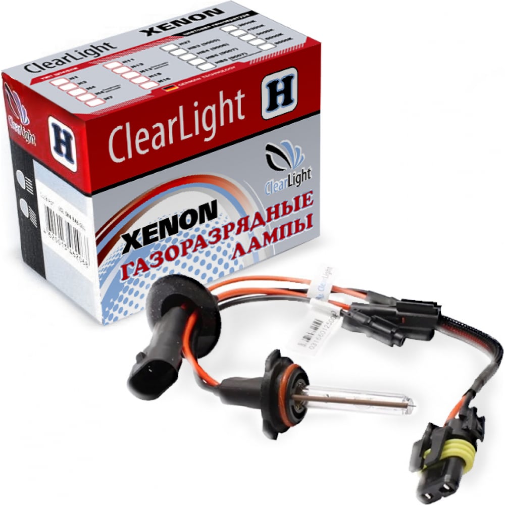 Комплект ксеноновых ламп Clearlight комплект ламп clearlight h27 12v 55w xenonvision 2 шт mlh27xv