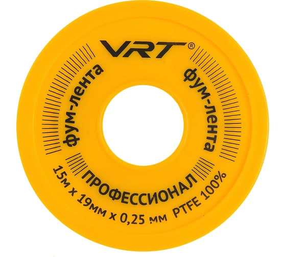 Изображение товара ФУМ лента для газа VRT 19 мм х 0,25 мм х 15 м 530756