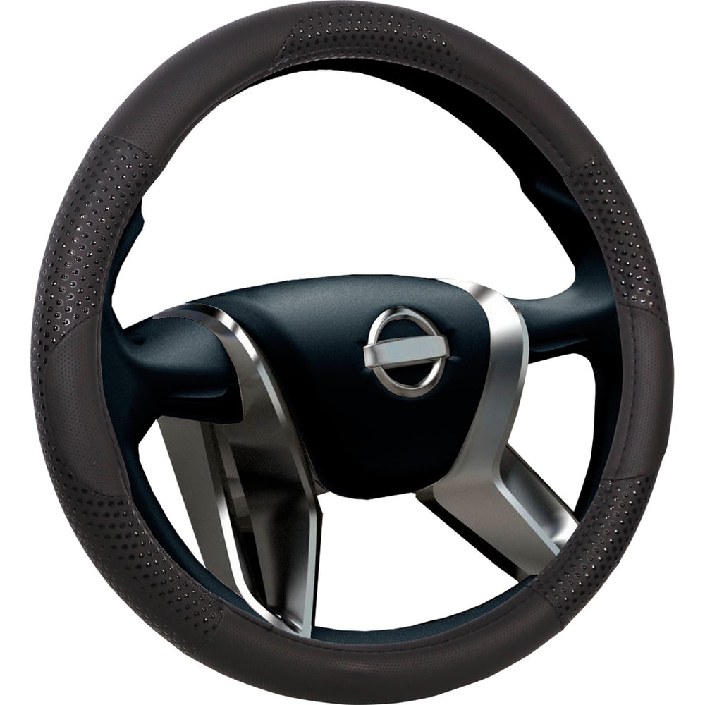 Изображение товара Оплетка на руль VOIN REPTILE из экокожи, диаметр 38 см, черная