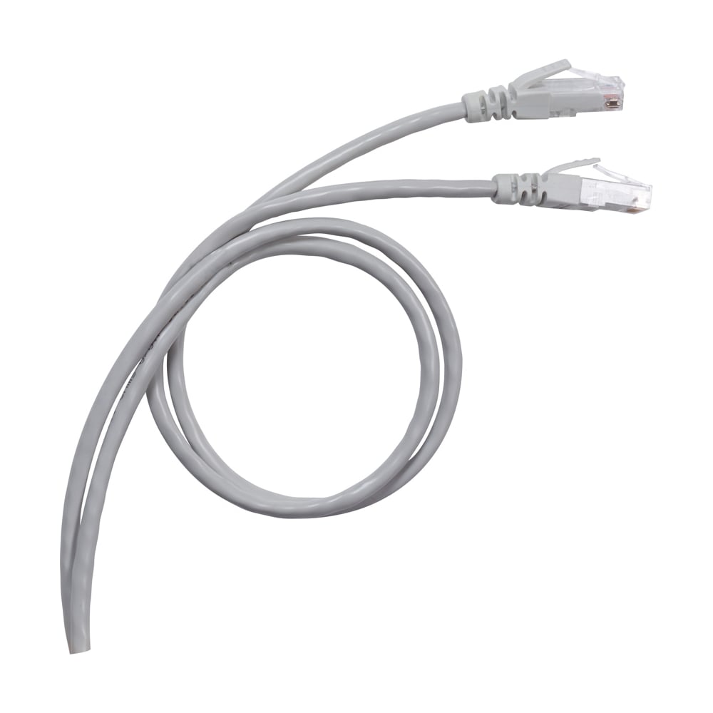 Изображение товара Коммутационный кабель RJ45 категория 5е F/UTP PVC 2 м серый Legrand 051641