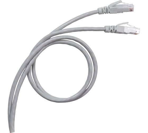 Изображение товара Коммутационный шнур RJ45 Legrand категория 5е F/UTP PVC экранированный1 м серый 051640