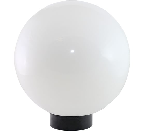 Изображение товара Светильник TDM ELECTRIC НТУ 03-60-250 шар, d=250 мм, IP54, опал, ПММА, основание плоское ПК, Е27 SQ0330-0613