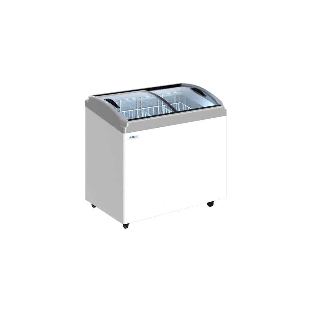 Изображение товара Морозильный ларь Italfrost ЛВН CF300CQ с 4 корзинами гнутые стекла