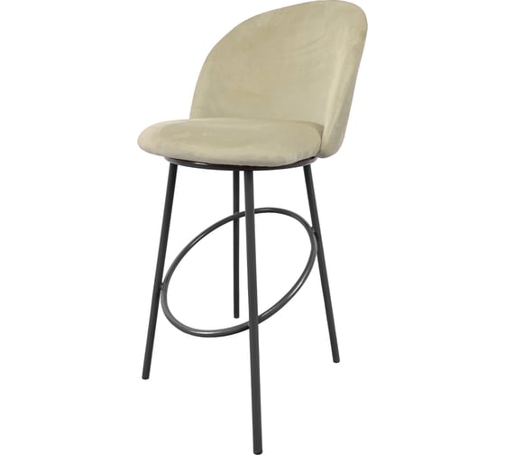 Изображение товара Стул полубарный M-GROUP, бежевый, серые ножки 13155203