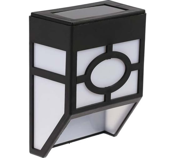 Изображение товара Садовый фонарь Luazon на солнечной батарее "Настенный" 9 х 12 х 5 см, 1 led, пластик, Т.БЕЛЫЙ 4073447