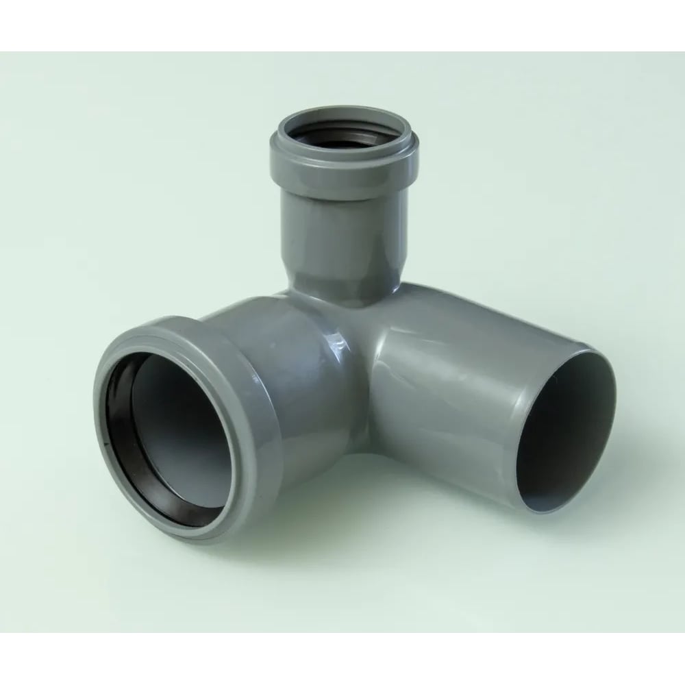 Изображение товара Отвод ПВХ ViEiR 2 шт Ф50x32x90 для внутренней канализации, левый, пластиковый