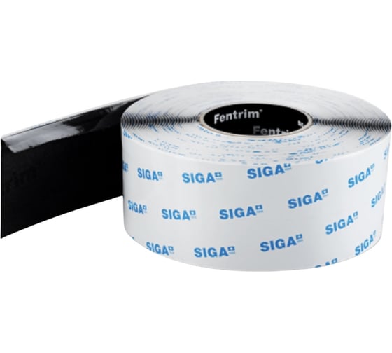 Изображение товара Гидроизоляционная лента для проклейки монтажного проема при установке окон Siga Fentrim IS 2 100 mm снаружи помещения (без перфорации) 9612-158525