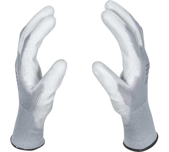 Изображение товара Защитные перчатки Базис Scaffa PU1350P-DG от ОПЗ размер 8 00-00012434
