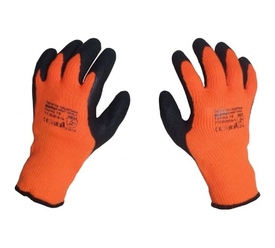 Изображение товара Защитные перчатки Scaffa Заря NM007-OR/BLK для защиты от пониженных температур, размер 10 00-00012449