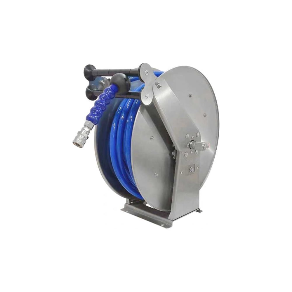 Изображение товара Автоматическая катушка со шлангом 30 м, 1/2 дюйма, нержавеющая сталь
