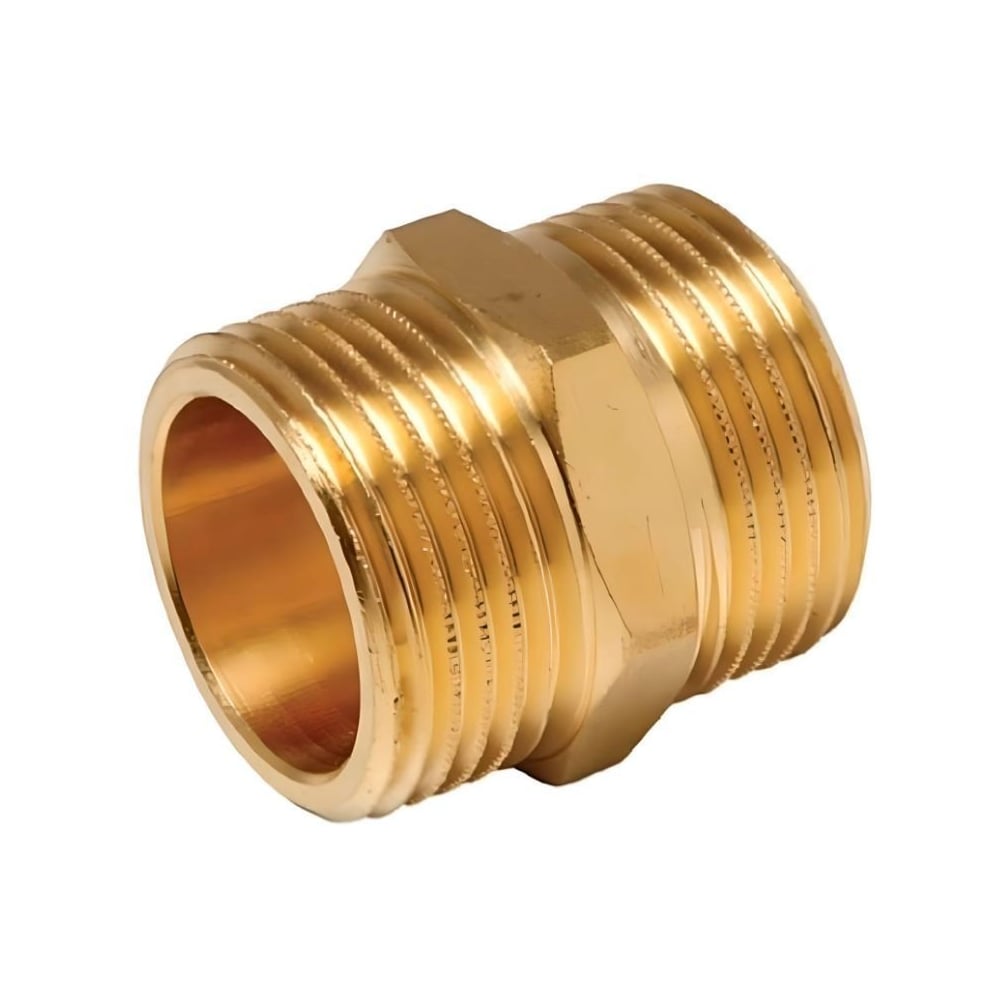 Изображение товара Ниппель латунный ViEir 3/8 ш × 3/8 ш (3 шт) без уплотнителя