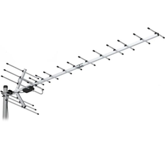 Изображение товара Антенна Locus Меридиан-12AFS TURBO для цифрового ТВ (DVB-T/DVB-T2) уличная, активная, с балансным усилителем 109300048
