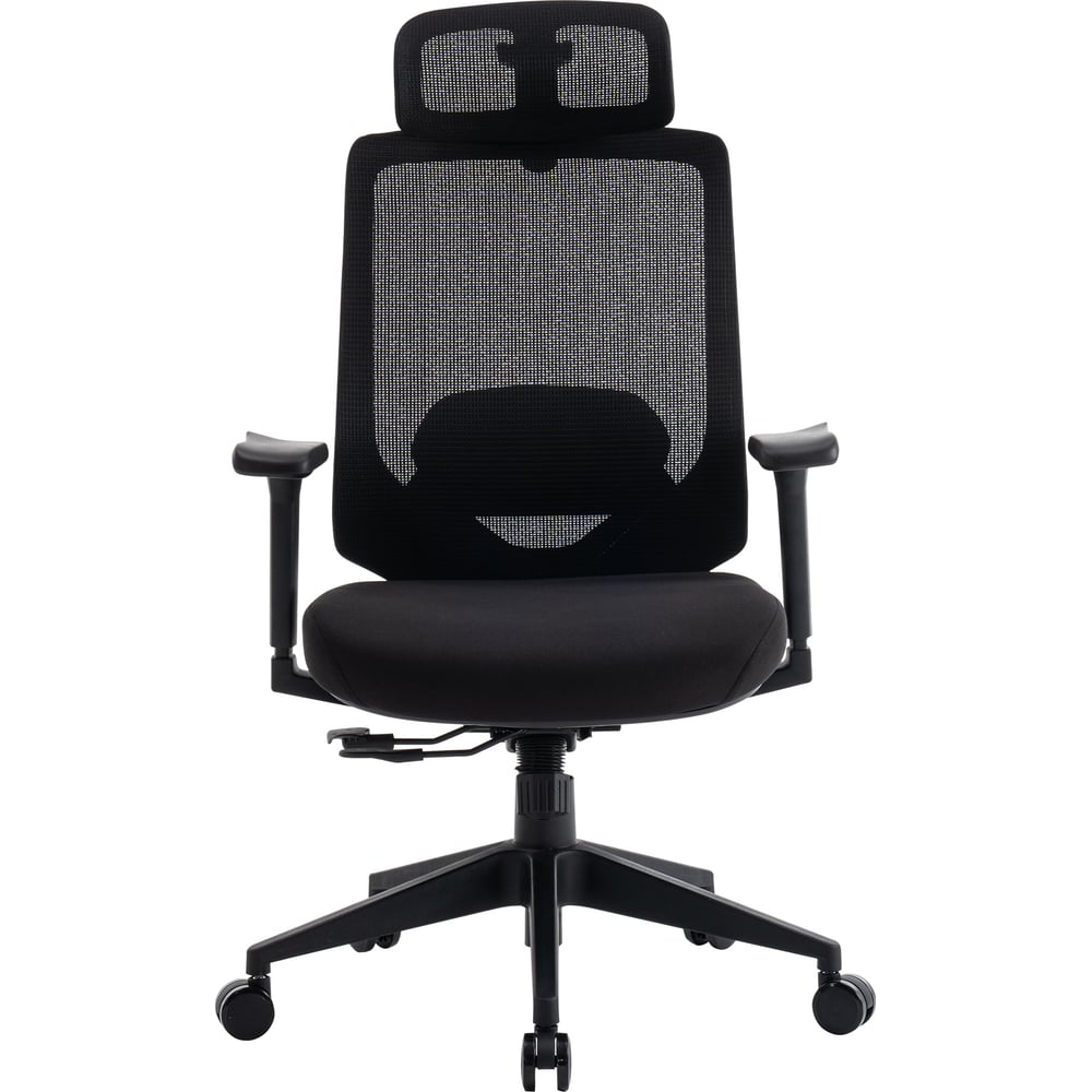 Изображение товара Кресло компьютерное EVOLUTION HybridFlex Black с регулировками и поясничной опорой