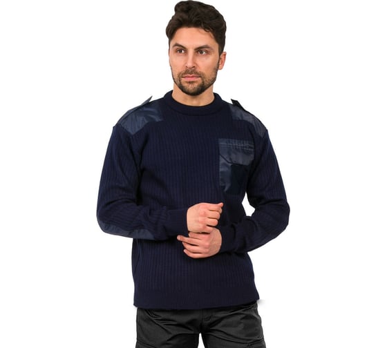 Изображение товара Форменный усиленный свитер Факел, темно-синий, р. 60-62, рост 170-176 47125000.029