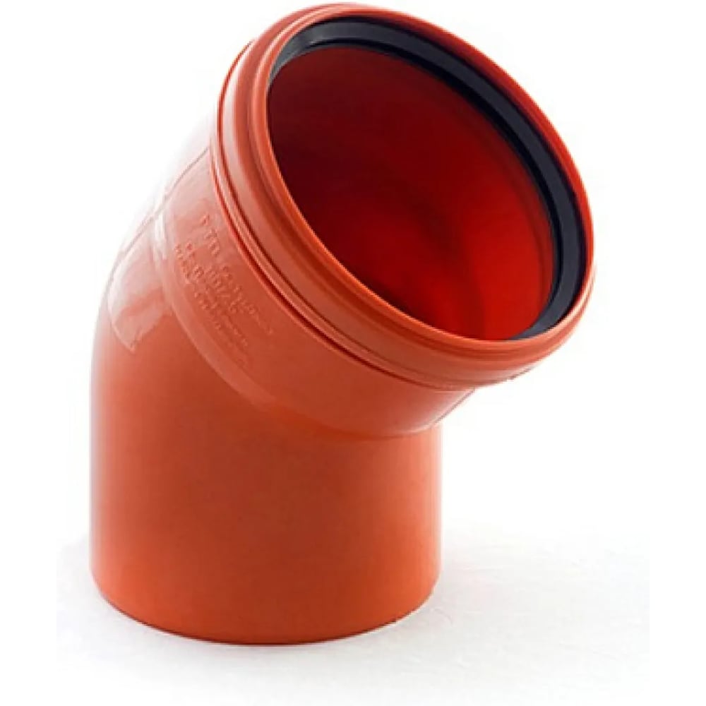 Изображение товара Отвод ПВХ ViEiR Ф110x67 для наружной канализации 67 градусов