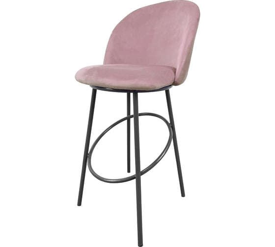 Изображение товара Стул полубарный M-GROUP пудровый, серые ножки 13155403