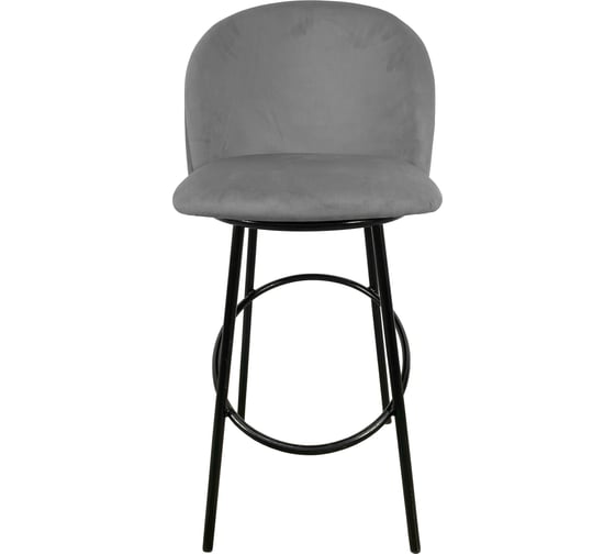 Изображение товара Стул полубарный M-GROUP серый, чёрные ножки 13155504