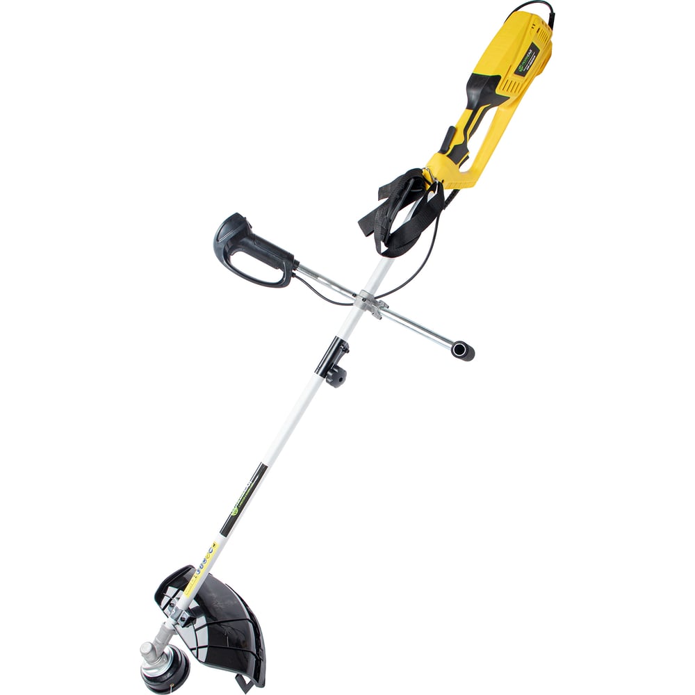 Изображение товара Электрический триммер ПОЛЕСАД ТР-1800Э 1800Вт ширина 42 см, леска нож ремень