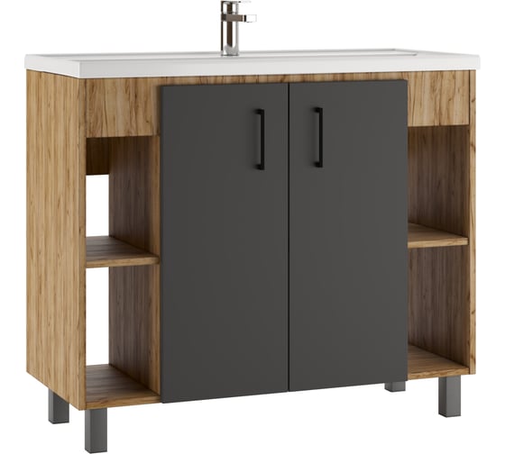 Изображение товара Тумба Домино Craft под умывальник Фостер 100 без ящика DCr2205T