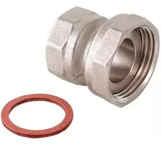 Изображение товара Полусгон ViEiR никелированный с накидной гайкой 3/4 × 1/2 гайка для бытовых систем VRDN6-1520