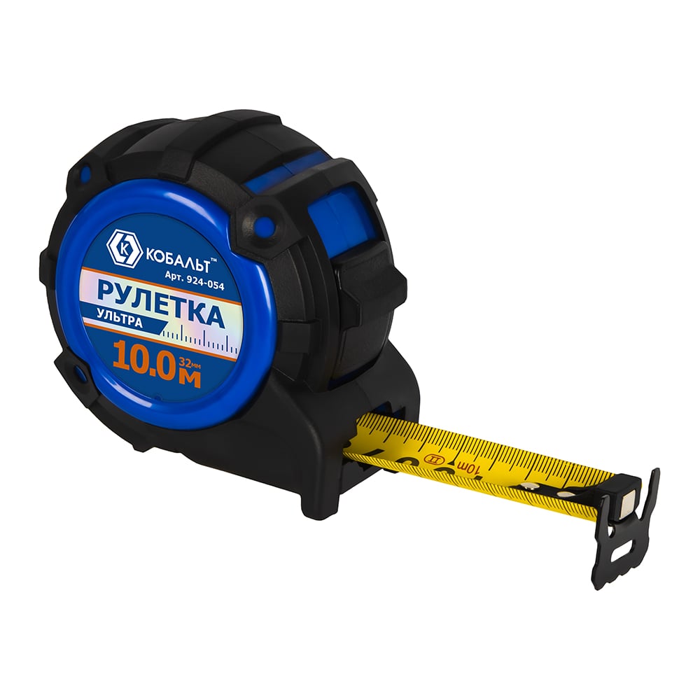 Изображение товара Рулетка УЛЬТРА 10 м 32 мм с магнитным зацепом и автостопом