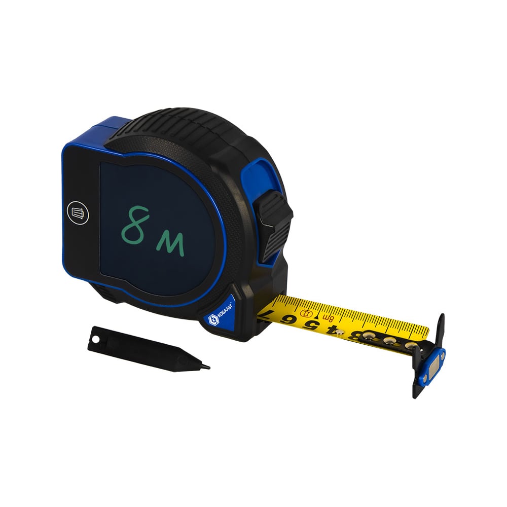 Изображение товара Рулетка КОБАЛЬТ УЛЬТРА 8 м х 25 мм с магнитным зацепом