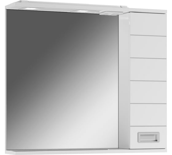 Изображение товара Шкаф-зеркало Домино Cube 75 правый DC5009HZ