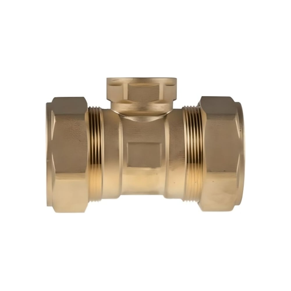 Изображение товара Тройник для гофрированной трубы ViEiR 25х1 дюйм с внутренней резьбой