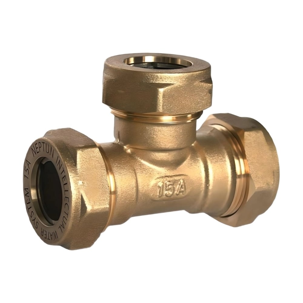 Изображение товара Тройник для гофрированных труб ViEiR 20х15х20 без резьбы для водопровода