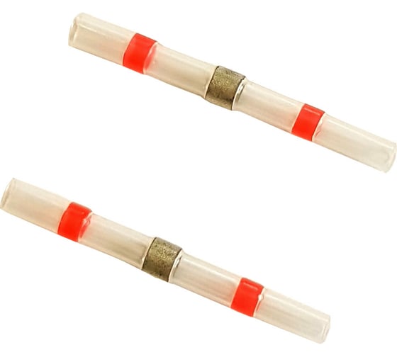 Изображение товара Термоусаживаемый соединитель Nord-Yada под пайку L-40 мм 0.5-1.0 мм красный 908026