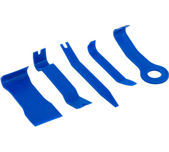 Изображение товара Набор съемников для демонтажа облицовочных панелей Dollex лопатки, 5 предметов в сумке SSP-06