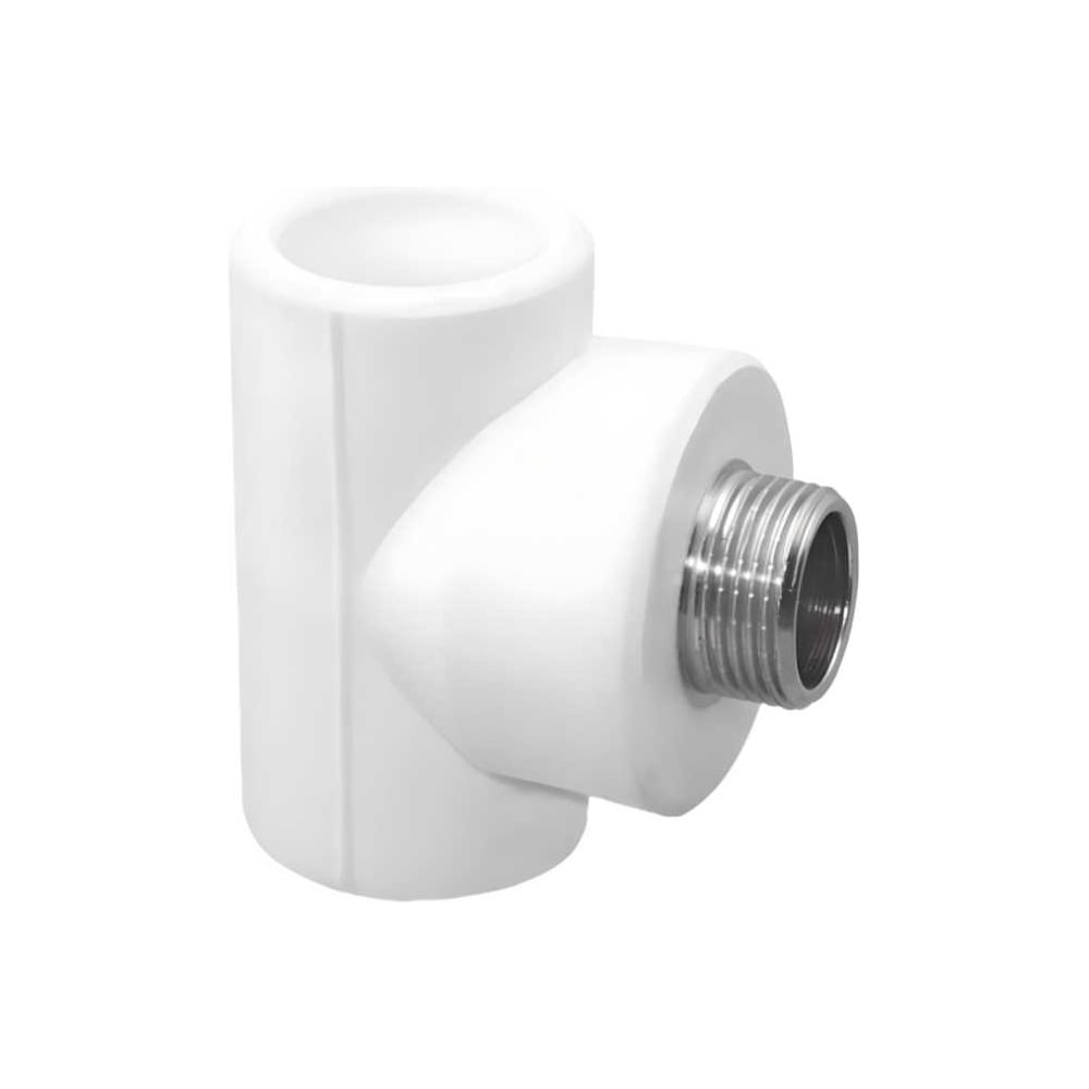 Изображение товара Тройник комбинированный полипропиленовый ViEiR 2 шт Ф32х3/4 наружная резьба