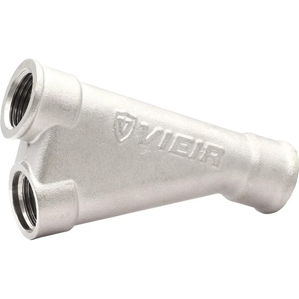 Изображение товара Тройник косой ViEiR 1/2″ латунный для систем отопления и водоснабжения