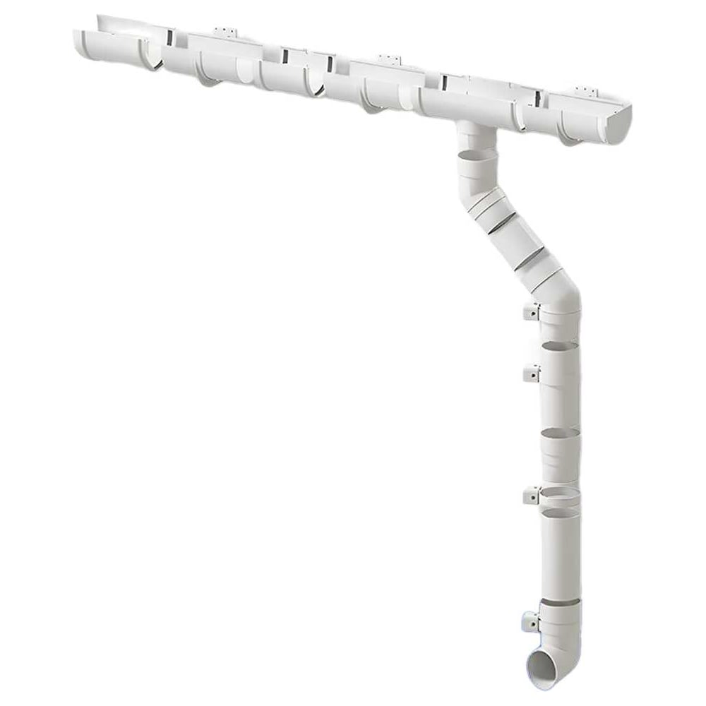 Изображение товара Комплект водосточной системы Docke Premium 1.5 м пломбир 10,5/3 квс