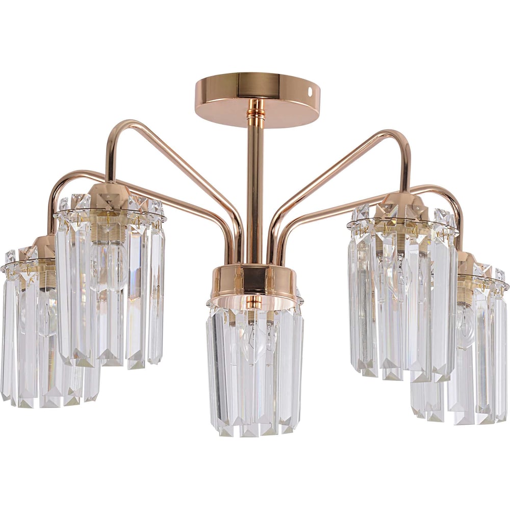 Изображение товара Люстра Schaffner Museo 4150-5 5 ламп 300 Вт золото стиль декоративный