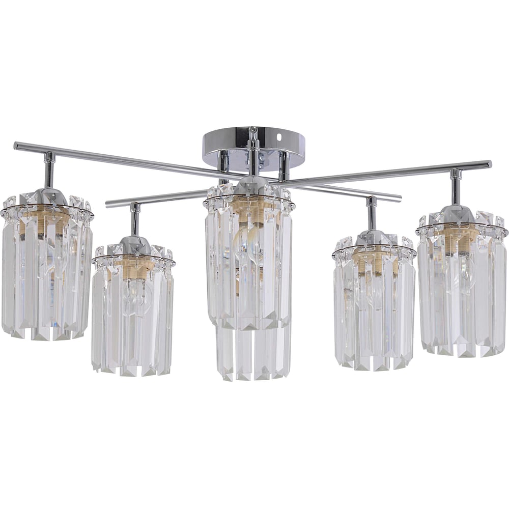 Изображение товара Люстра Schaffner Motivo 4140-6 современная хромированная потолочная 6 ламп