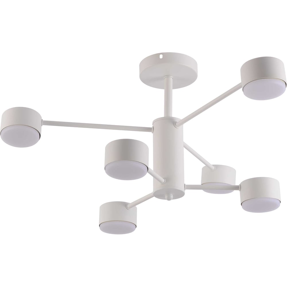 Изображение товара Люстра Schaffner Coppia 4260-6 WH современная потолочная с 6 светодиодными лампами