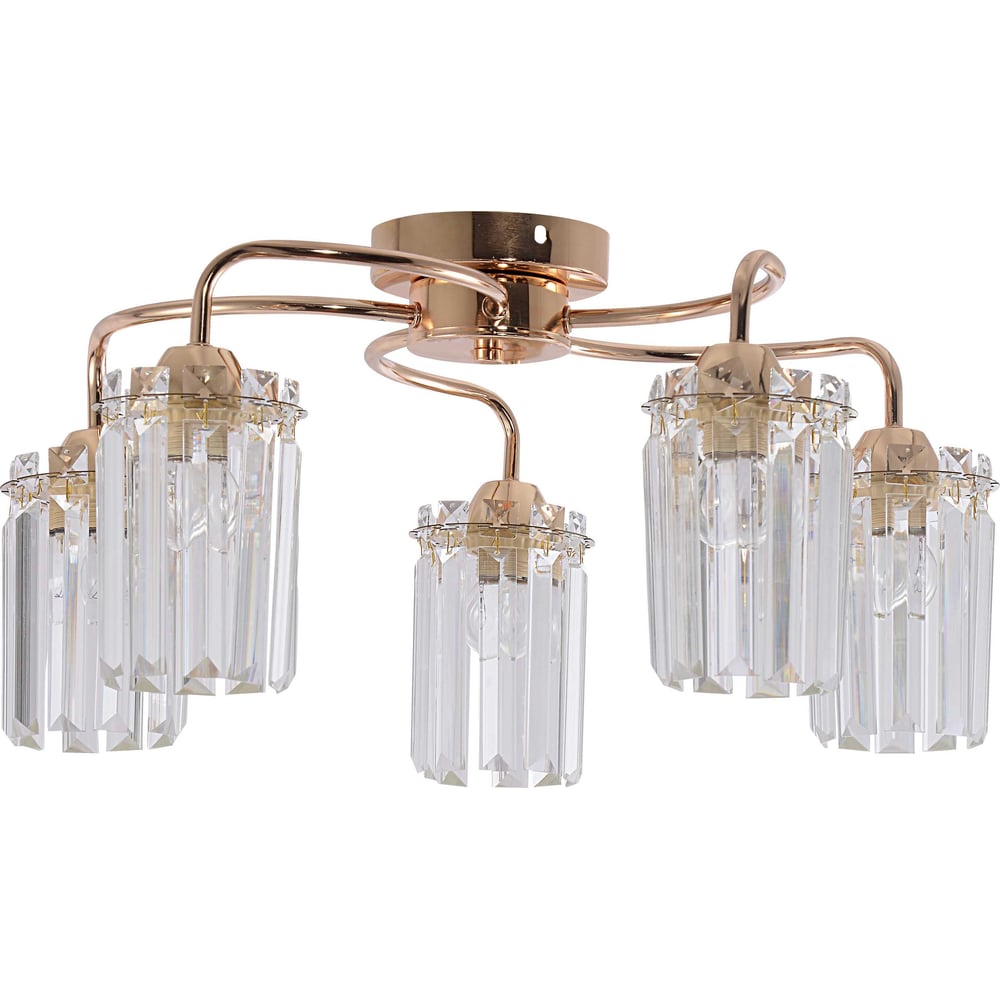 Изображение товара Люстра Schaffner Murrala 4155-5 золото 5 ламп накаливания 300 Вт современный стиль