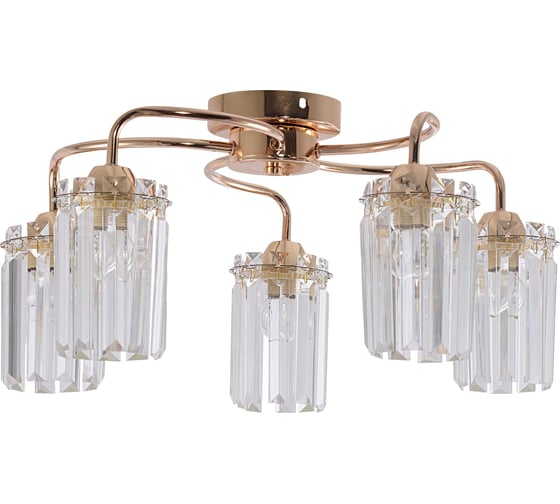 Изображение товара Люстра Schaffner Murrala 4155-5, цвет золото, 300 Вт Murrala 4155-5 FGD