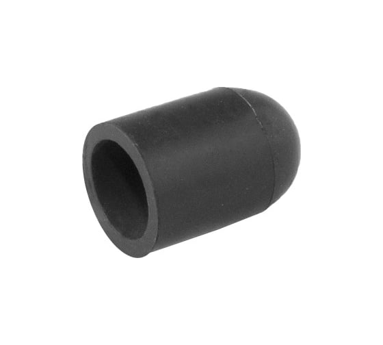 Изображение товара Заглушка термостойкая для защиты наружной резьбы Миниворкс M10, GAS/BSP 1/8, UNF/JIC 1/2, выдерживает до 177 C , цвет черный – (10 шт.) CE9.5x12.7