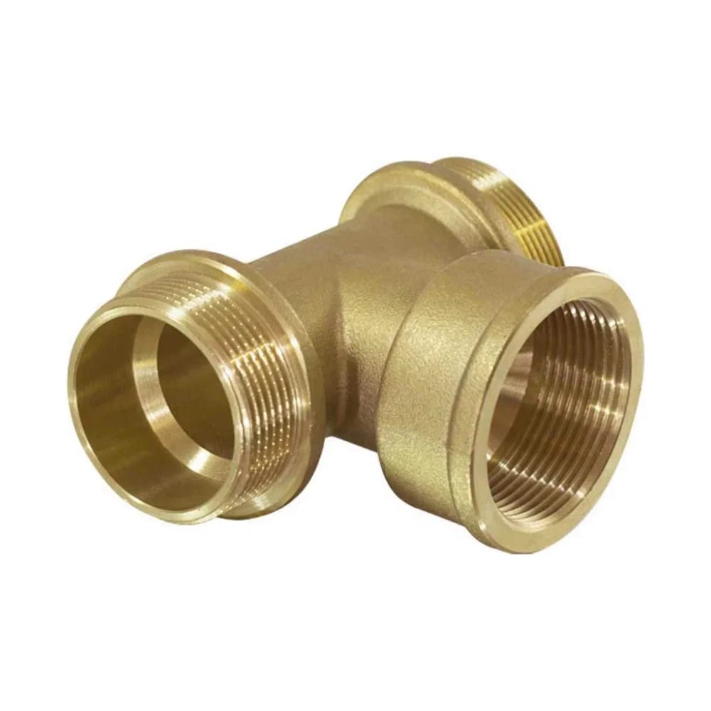 Изображение товара Латунный тройник ViEiR 1/2  - соединитель для водопровода