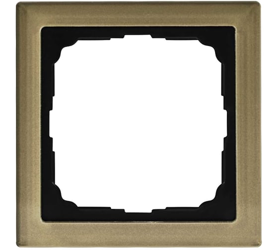 Изображение товара 1-постовая рамка Systeme Electric ArtGallery PURE, Органическое стекло, Шампань GAL320501