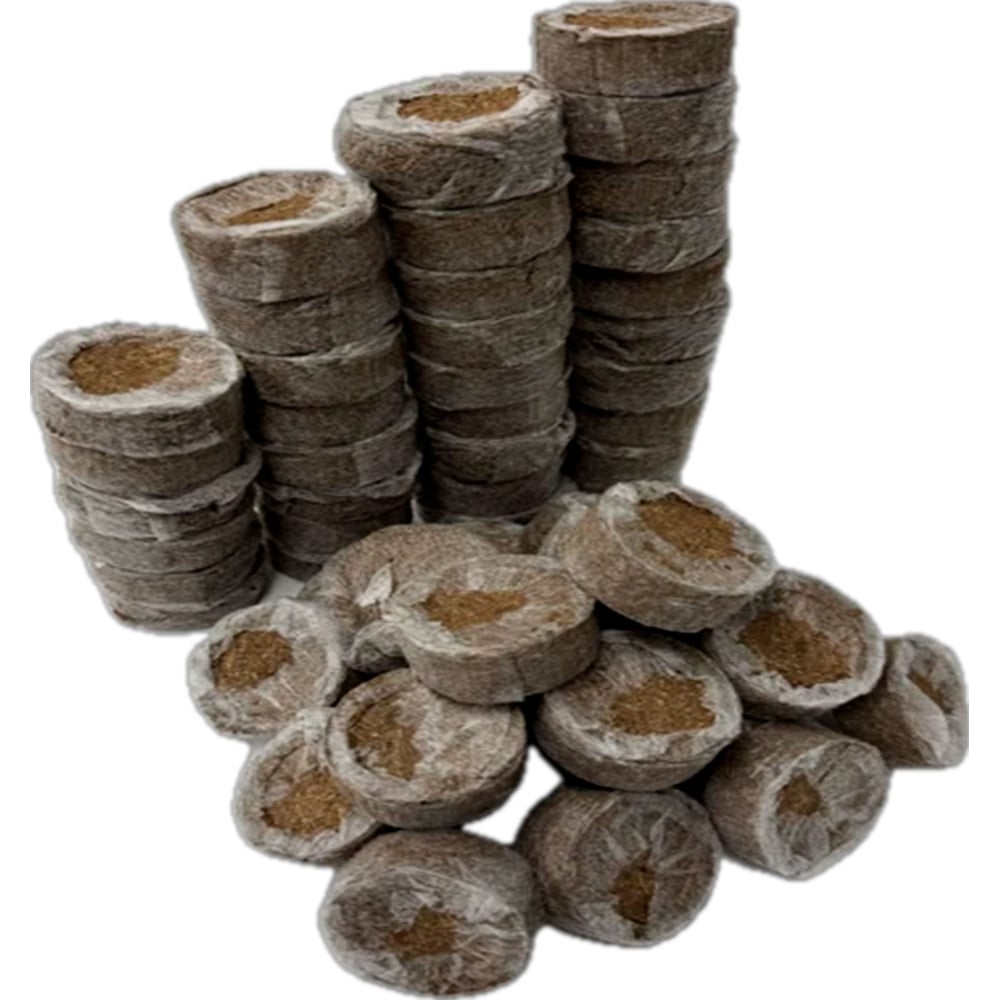 Изображение товара Кокосовые таблетки для рассады ГеоПластБорд 35х10 мм, 50 штук