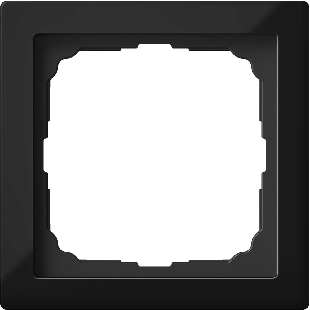 Изображение товара 1-постовая рамка Systeme Electric ArtGallery PURE из органического стекла черная GAL321001