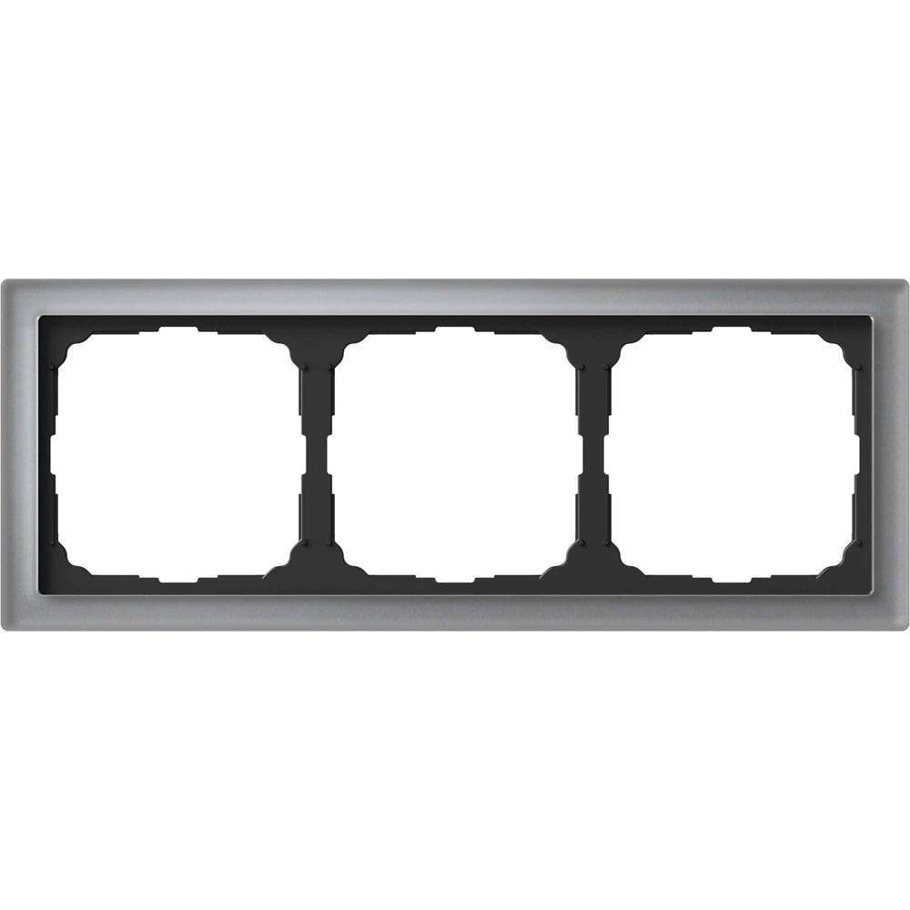 Изображение товара 3-постовая рамка Systeme Electric ArtGallery PURE из органического стекла и алюминия