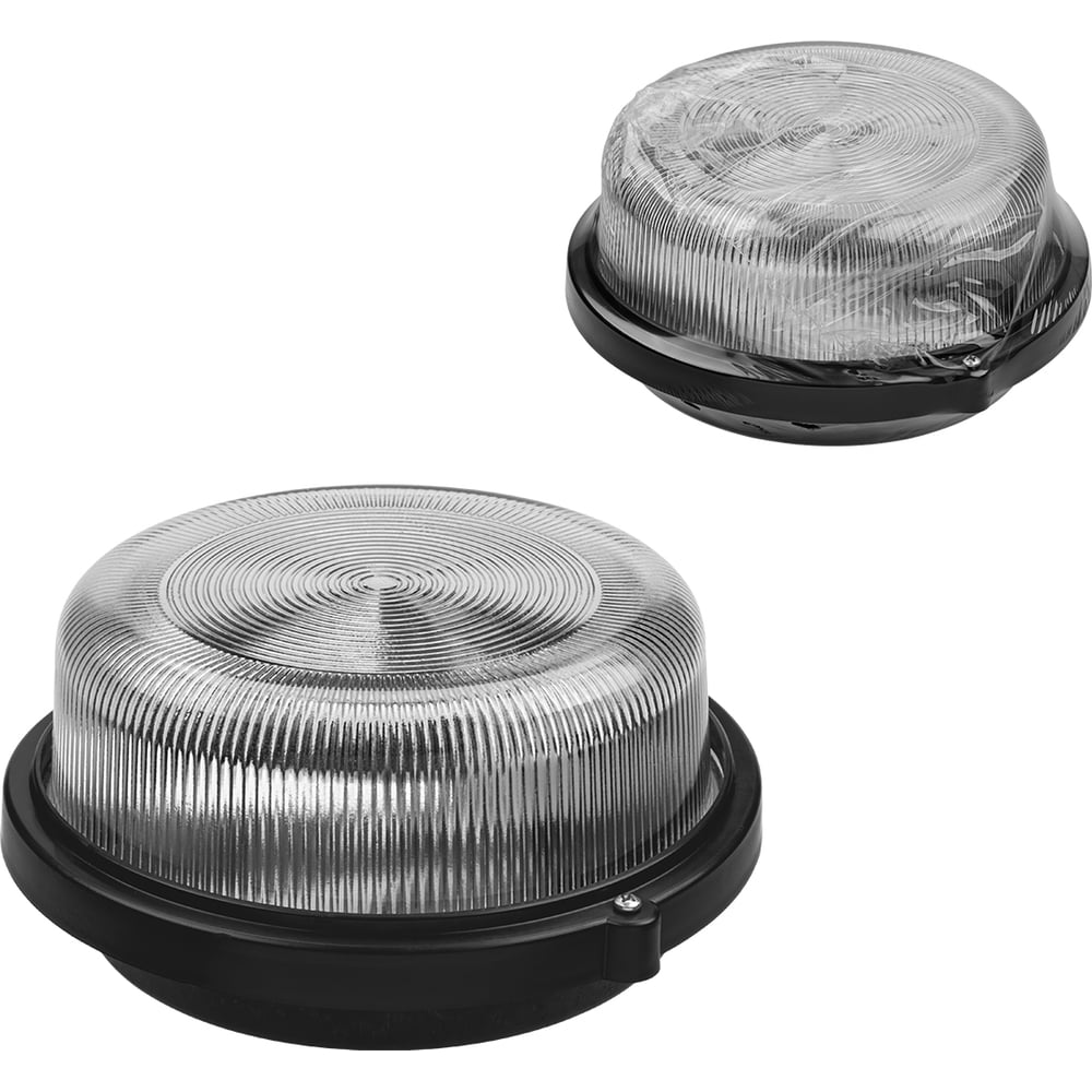 Изображение товара Светильник влагозащищенный корпус с обручем без защитной решетки 60 Вт IP54 накладной