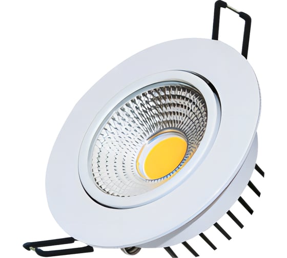 Изображение товара Светильник встраиваемый поворотный FL-LED Consta B 7W White 6400K белый 7Вт 560Лм (S411) D=85мм d=68мм h=45мм 608857