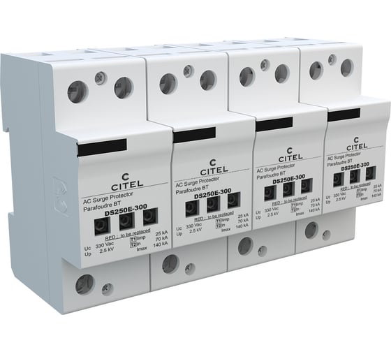 Изображение товара Устройство защиты от импульсных перенапряжений Citel УЗИП тип 1+2 DS254E-300 3371