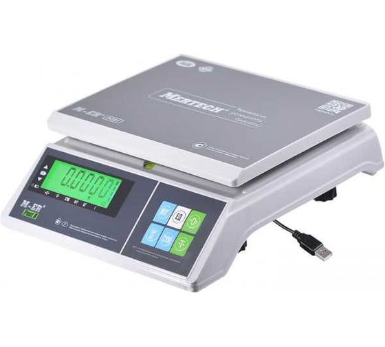 Изображение товара Весы MERTECH MERCURY M-ER 326AFU-32.1 LCD с USB(COM) MERTECH 3750